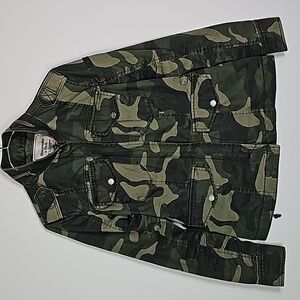ABERCROMBIE & Fitch xs army camo zip up jacket